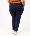 Pantalon femme grande taille avec couture sur l’avant